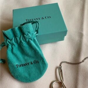 Tiffany & Co. Vintage Sterling Silver Elsa Peretti Alphabet “D” Necklace